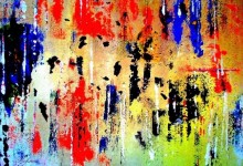 acrylic painting "colors" - digitally edited