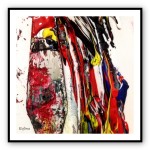 colorful - red-white-black