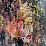secret thoughts acrylic painting on canvas 40x30cm