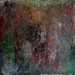 Christmas Tree and hot chocolate with cream 40x40cm